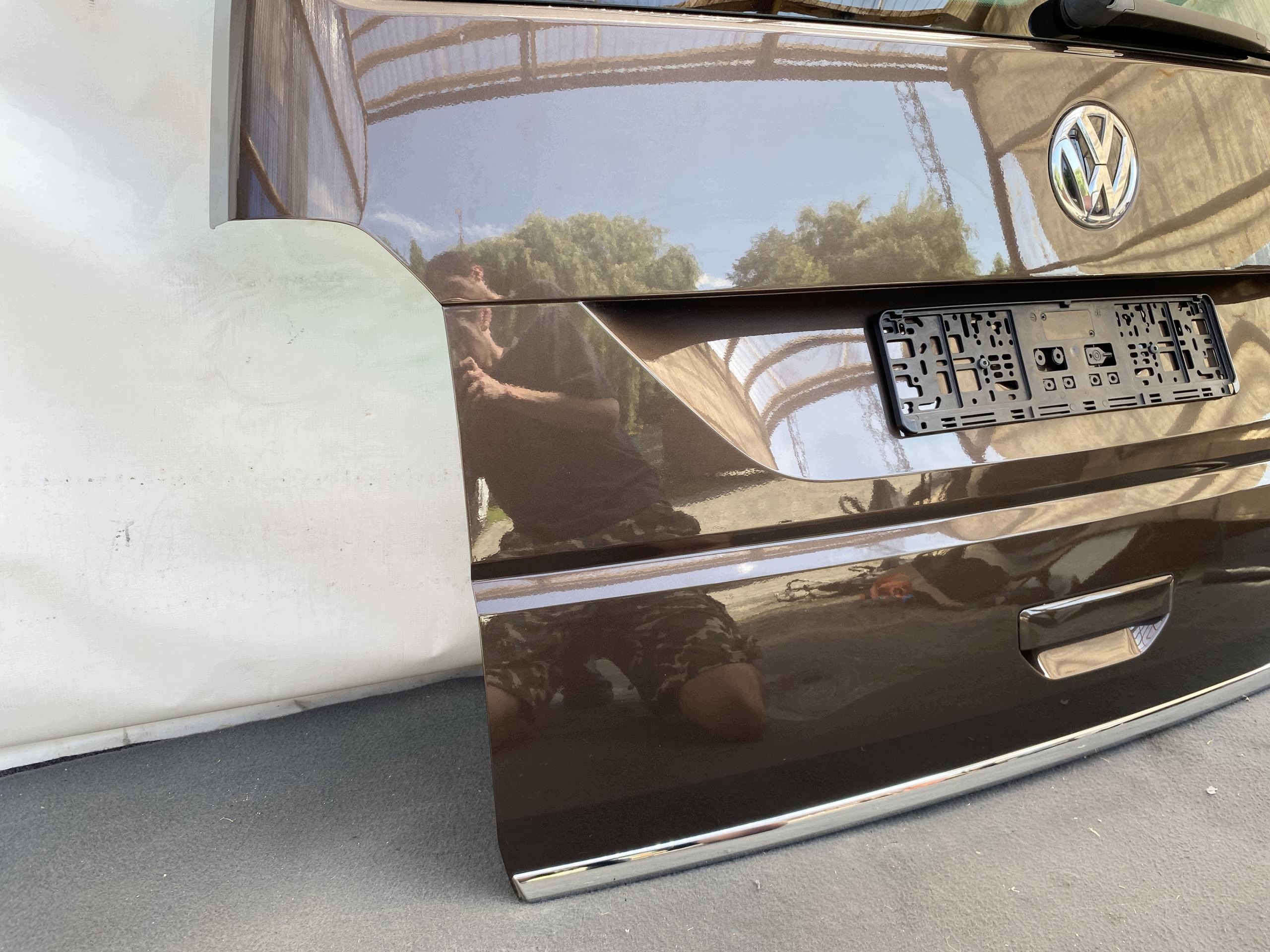 VW TRANSPORTER MULTIVAN T6 16- boot doors rear part BRAZOWY METALIK ORYG. LAKIER