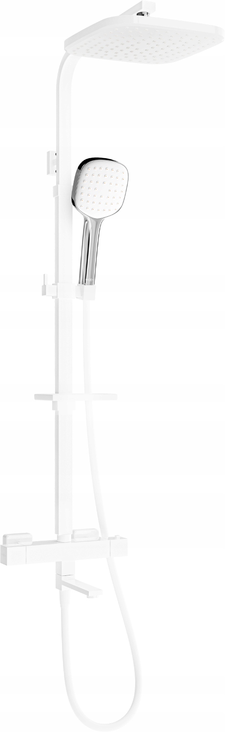 Mexen CQ33 vaňovo-sprchová sada s dažďovou hlavicou a termostatom