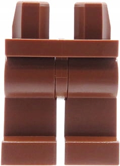 

Lego nogi nóżki figurki spodnie brązowe