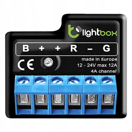 Ovladač Rgbw lightBox 12/24V Bluetooth Blebox