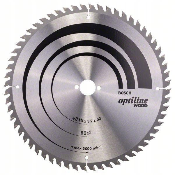 Kotoučová Pila Optiline Wood 315*3,2*30/Z60 B 2608640651