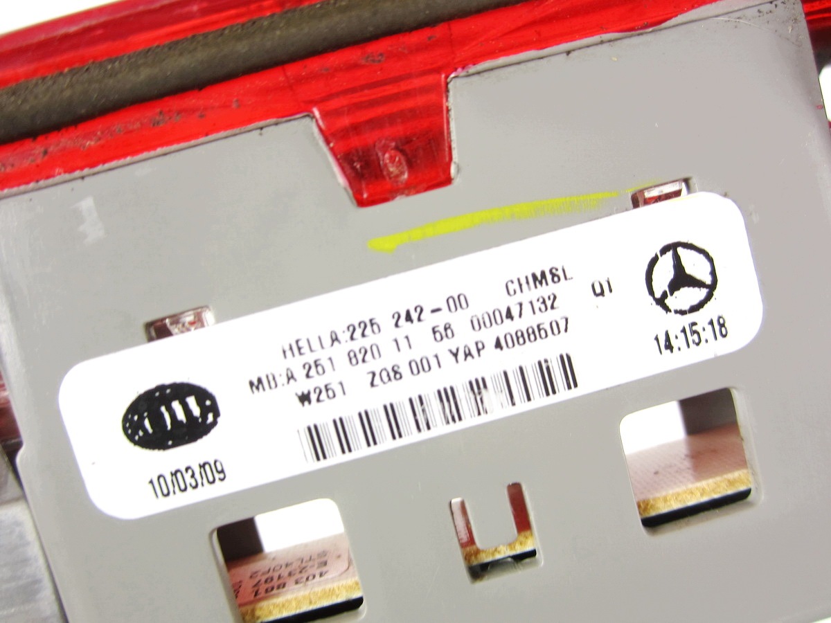 Leuchte STOP hinten heckklappe Mercedes W251 R-klasa