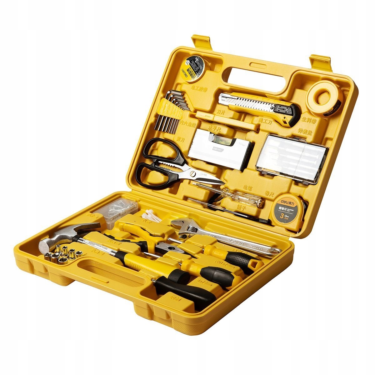 

Zestaw Narzędzi Deli Tools 38 El. Młot Wkrętak