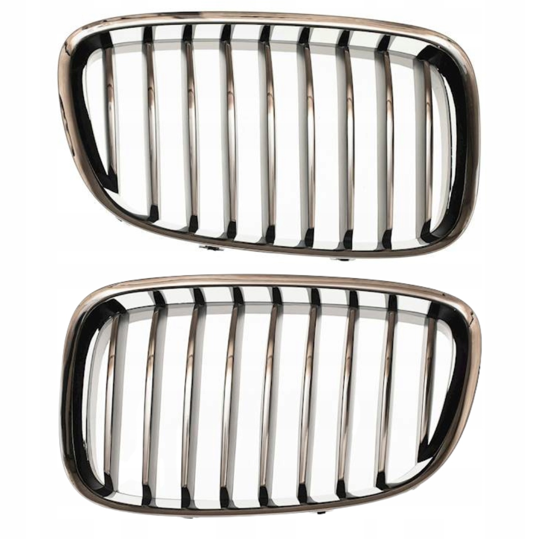 Bmw 5 Gt F07 2009-2017 Atrapy Mřížky Ledviny Levé Pravé Stříbrné Nové
