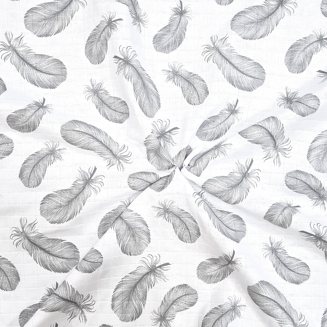 

Pieluszka Muślinowa Otulacz 120x120 cm Piórka