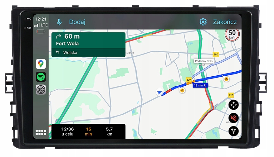 Vw Golf 7 Passat B8 Tiguan T-roc T6.1 Mqb Navigace Android 12+256 UIS7870