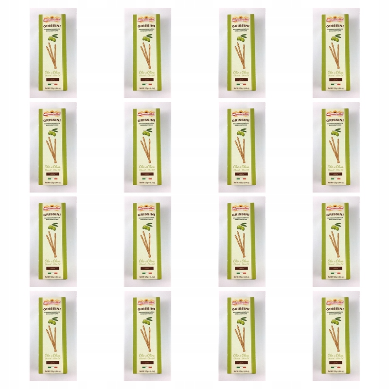Tyčinky chlebové s olivovým olejem 8% 125 g Grissini X16