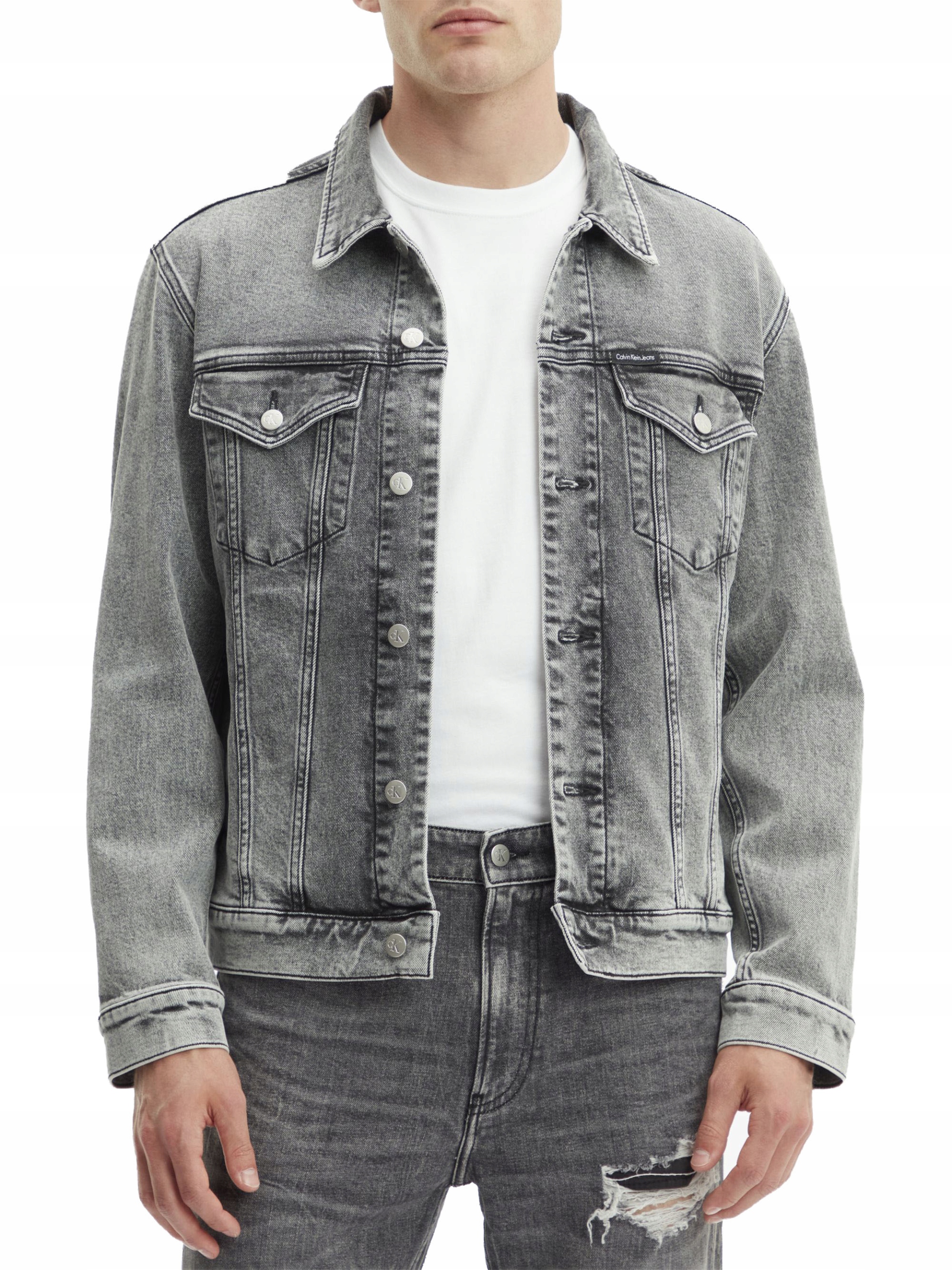 

Calvin Klein Męska Kurtka Jeansowa Modern Gray r.M