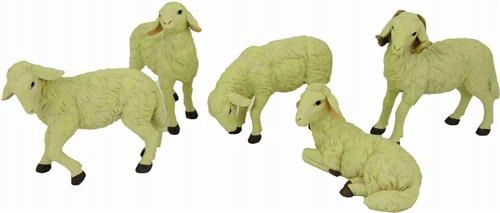 Skupina Oviec do betlehema – do 22 cm výšky pre postavy s výškou 50-60 cm