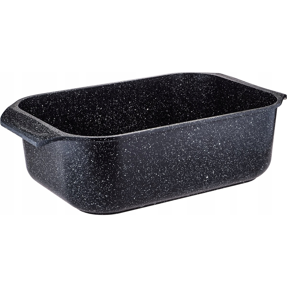 DUŻA BRYTFANNA GĘSIARKA MARMURKOWA CERAMICZNA GARNEK CIĘŻKA NON-STICK AROMA Stan opakowania oryginalne