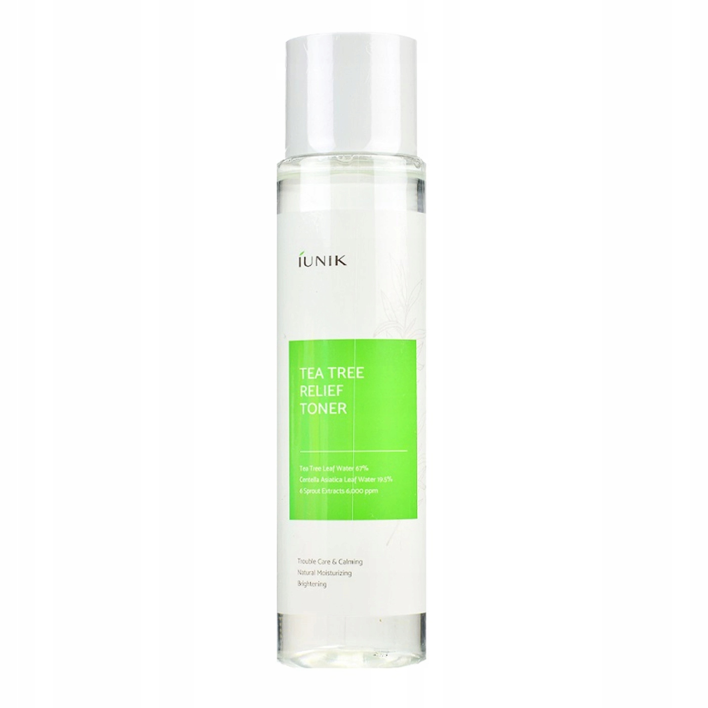 iUNIK Tea Tree Relief Toner – Zklidňující tonikum s vodou z čajovníku