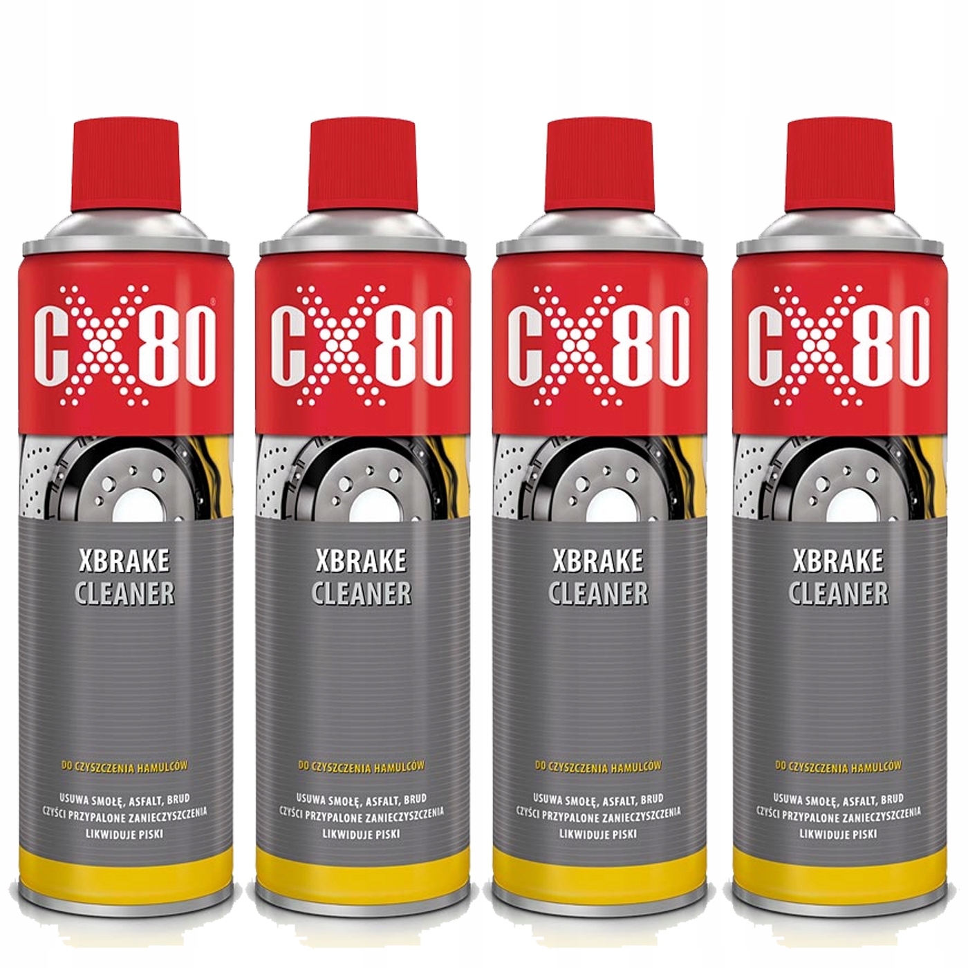 

CX80 Odtłuszczacz Zmywacz Do Hamulców 4x 600ml