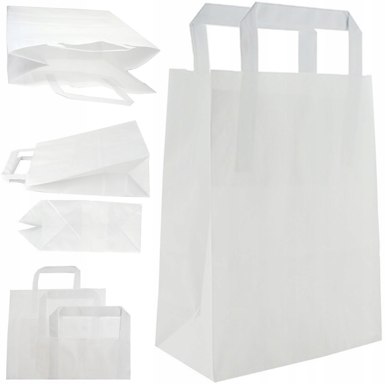 

Torba Papierowa z Płaskim Uchwytem 18x9x23 TOREBKa
