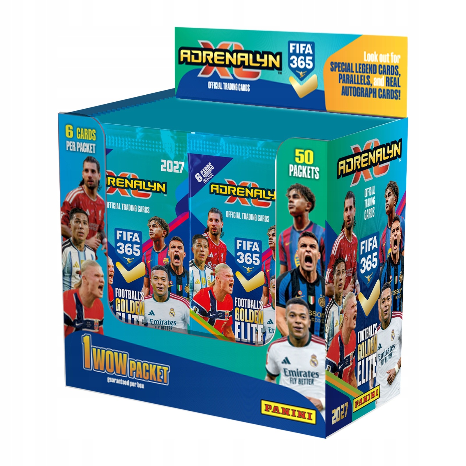 Karty Fifa Adrenalyn 365 2027 Box 50 Saszetek Panini Adrenalin