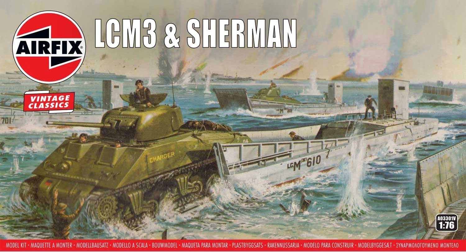 Airfix A03301V 1/76 LCM3 & Sherman
