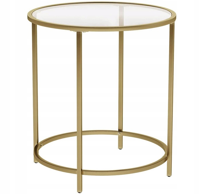 Moderný Konferenčný Stolík Sklenený Nočný Zlatá Lavica Do Obývačky Glamour Sn