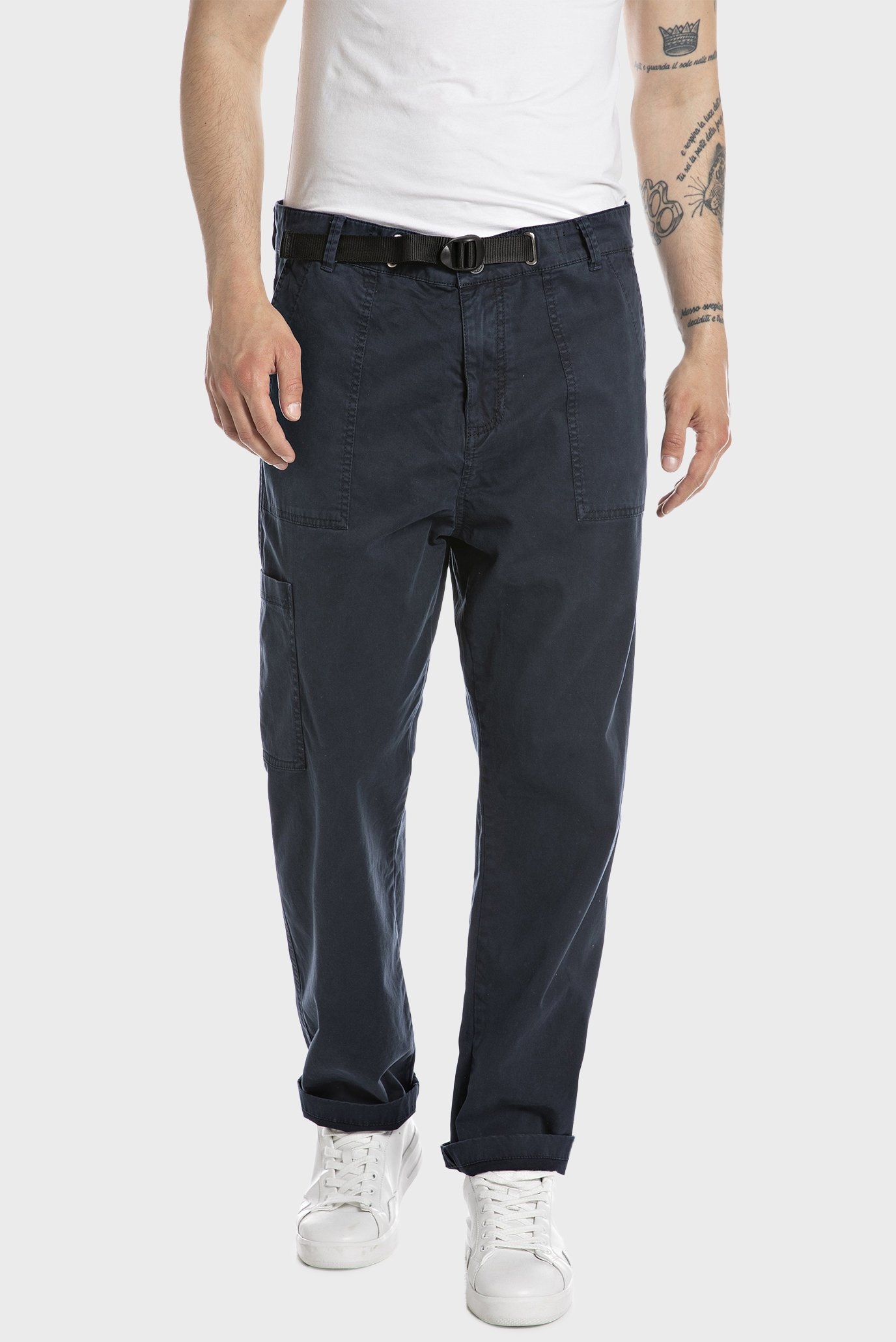 Jednoduché cargo kalhoty Replay 34/30