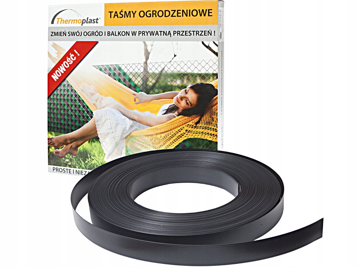 

Taśma Ogrodzeniowa Osłona Na Panele Grafit 4,75x50