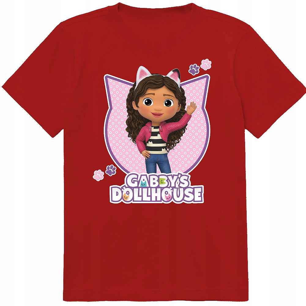 ZESTAW 3W1 KOSZULKA DLA DZIECI TATUAŻE NAKLEJKI KOCI DOMEK GABI 116 JAKOŚĆ Rozmiar XS