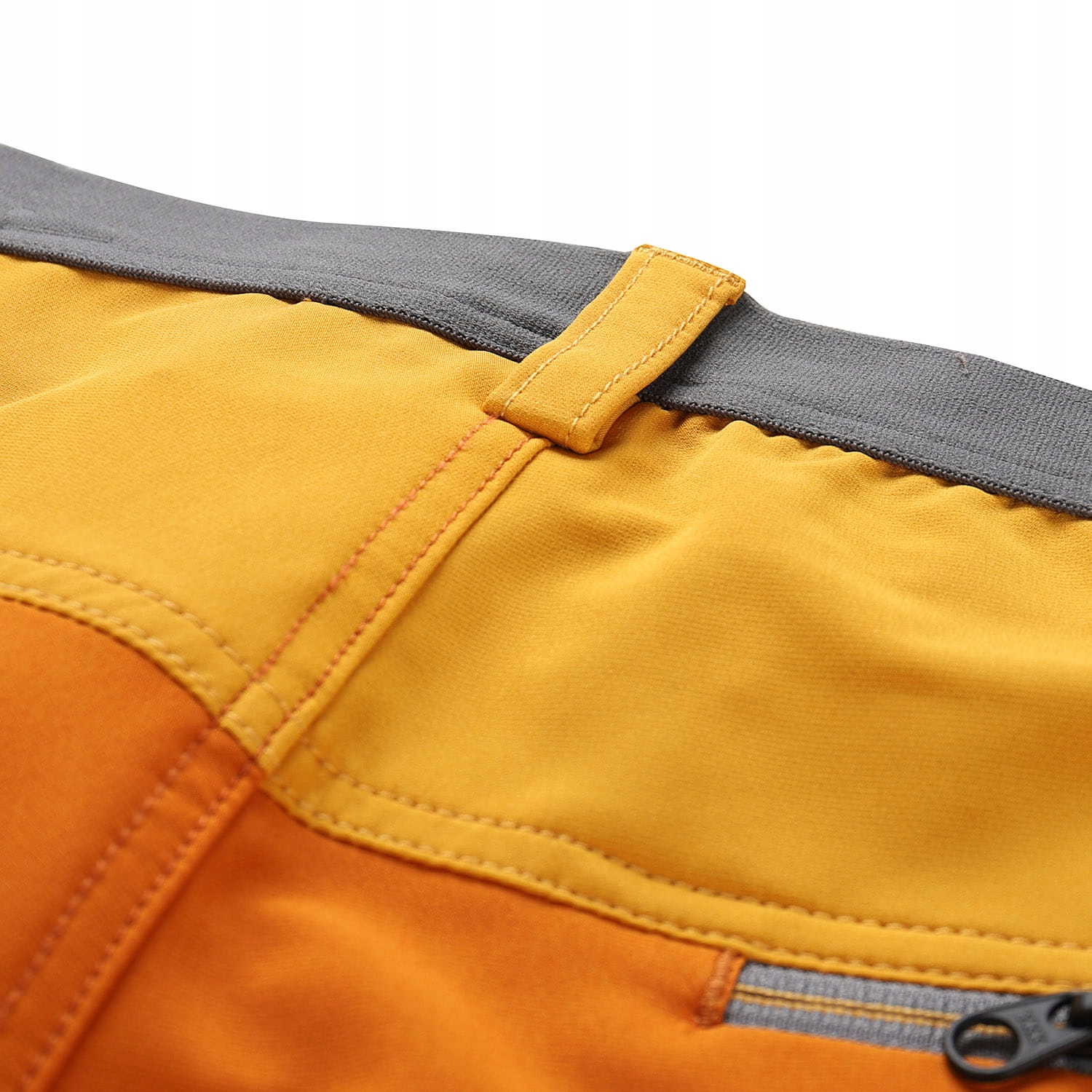 ALPINE PRO Spodnie trekkingowe męskie za kolano Weder pomarańczowy r.46/S Długość nogawki 3/4