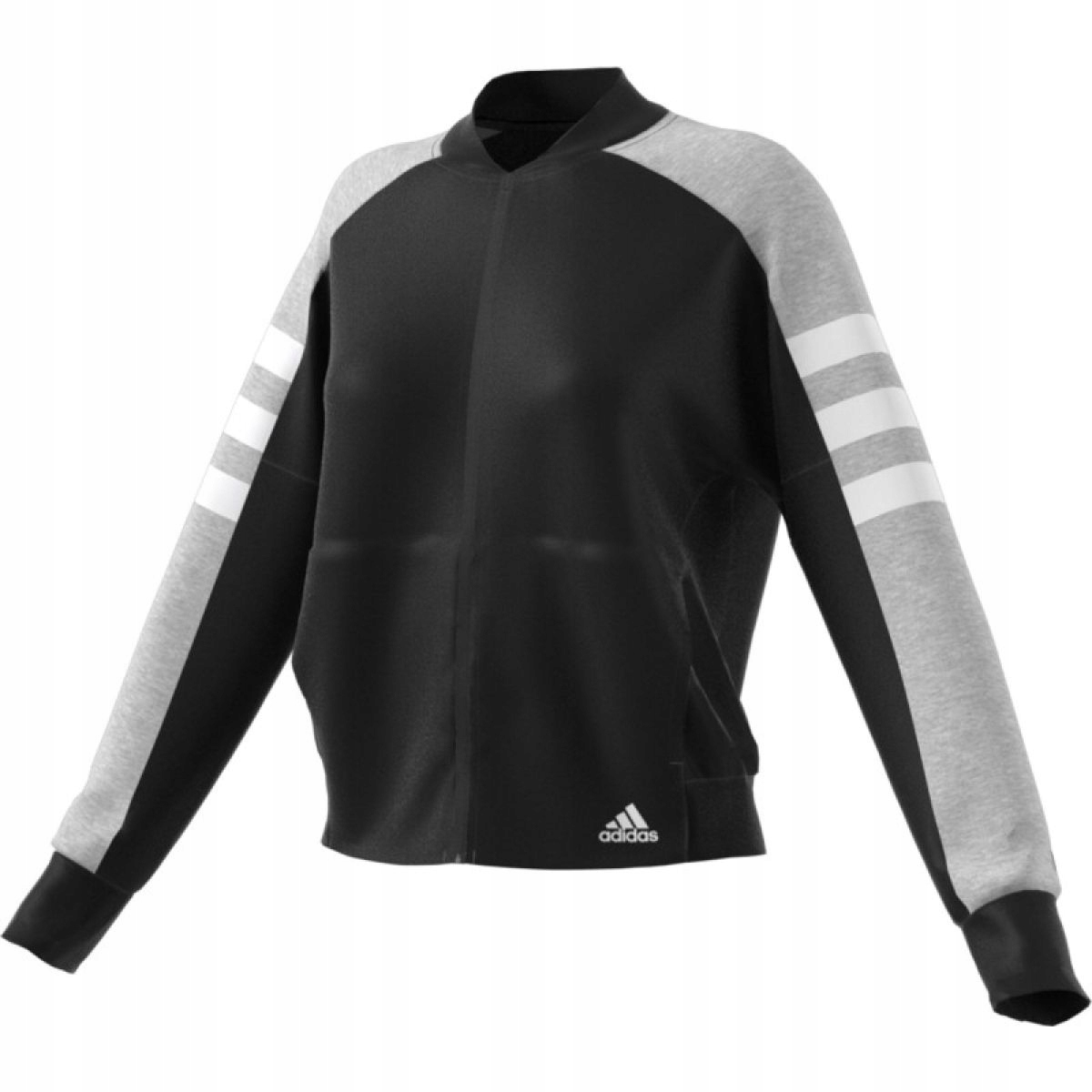 

Bluza damska adidas bomberka czarna EB3765 S