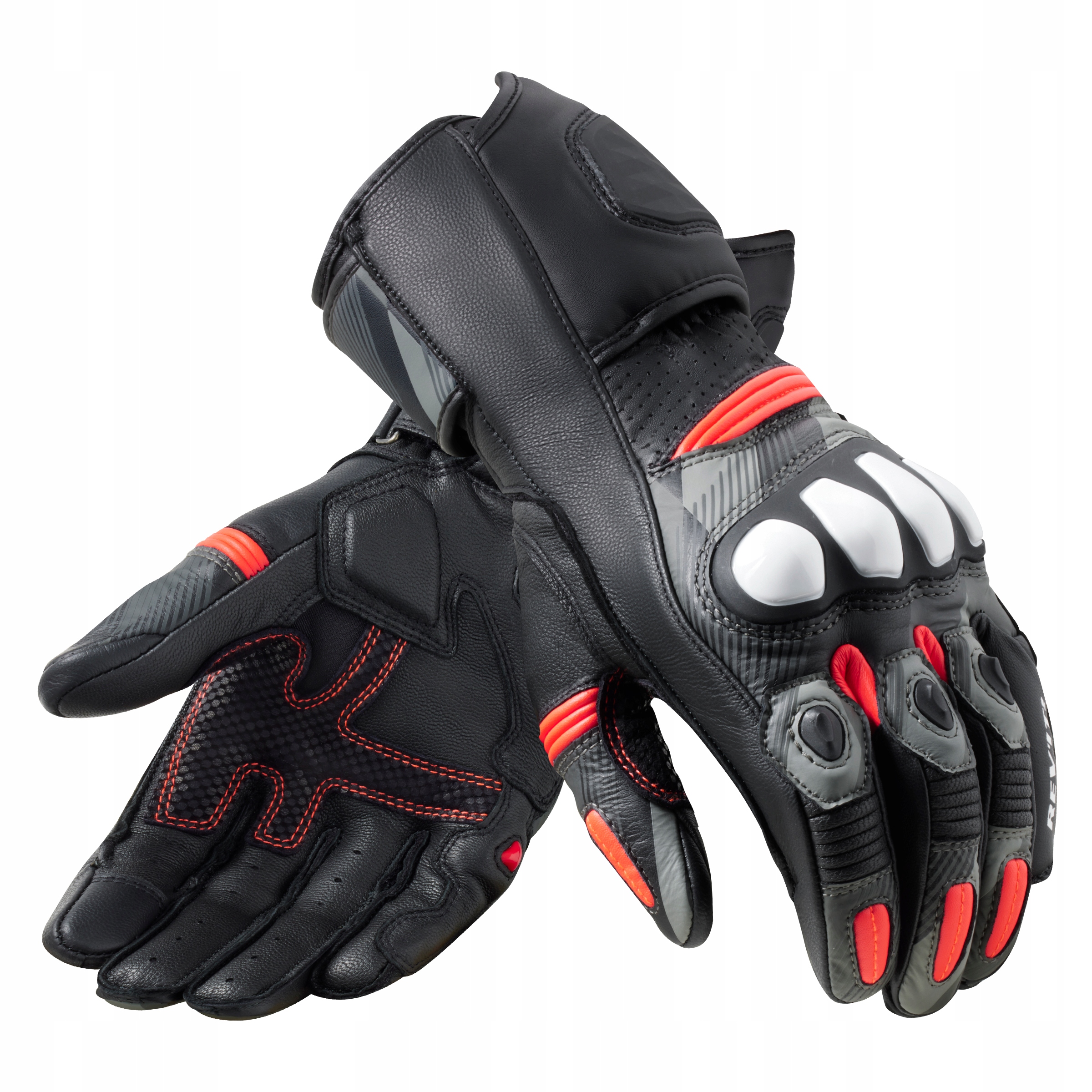 Rev'it! League 2 Rękawice motocyklowe black/red
