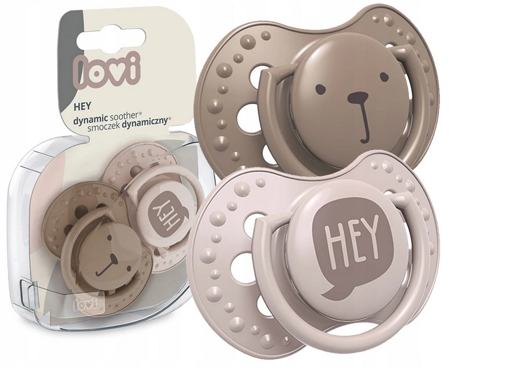 LOVI SMOCZEK SILIKONOWY DYNAMICZNY USPOKAJAJĄCY HEY GIRL 6-18M 2SZT 22/887