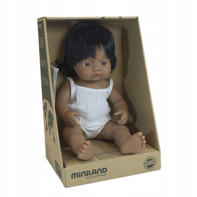 

Lalka Miniland dziewczynka Latynoska 38 cm