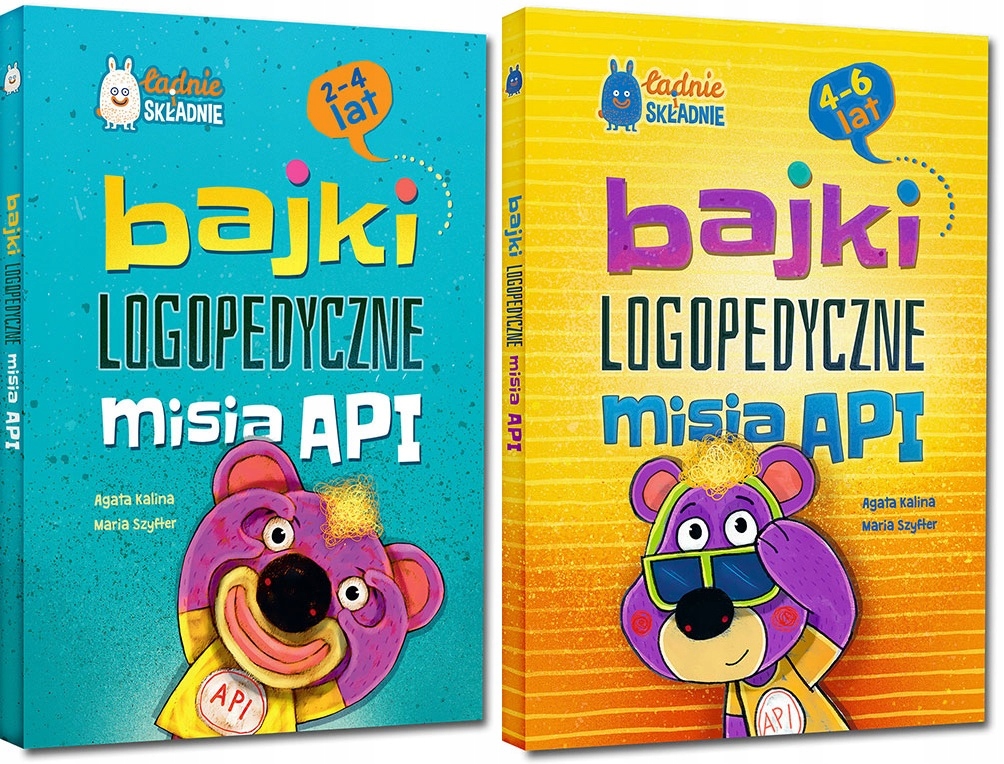 

Bajki Logopedyczne Misia Api 2 Tomy