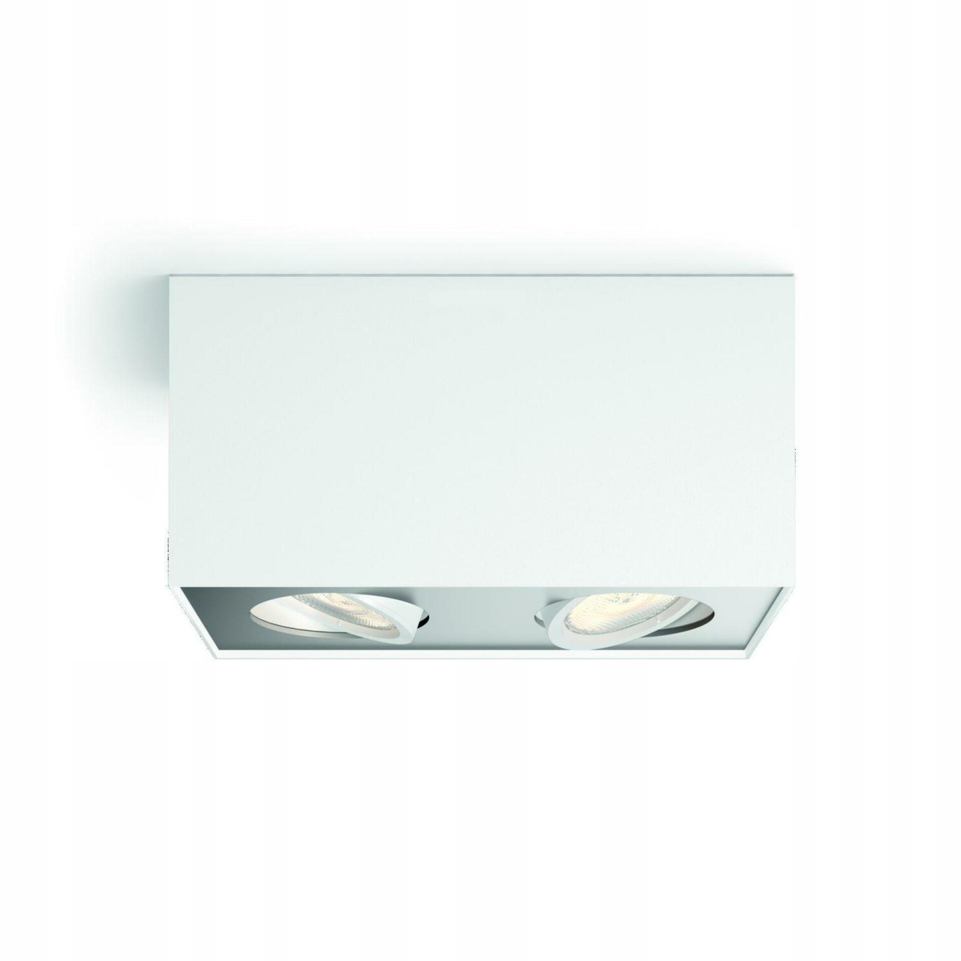 Led bodové svietidlo Philips Box 2x4,5W 50492/31/P0 biele, stmievateľné