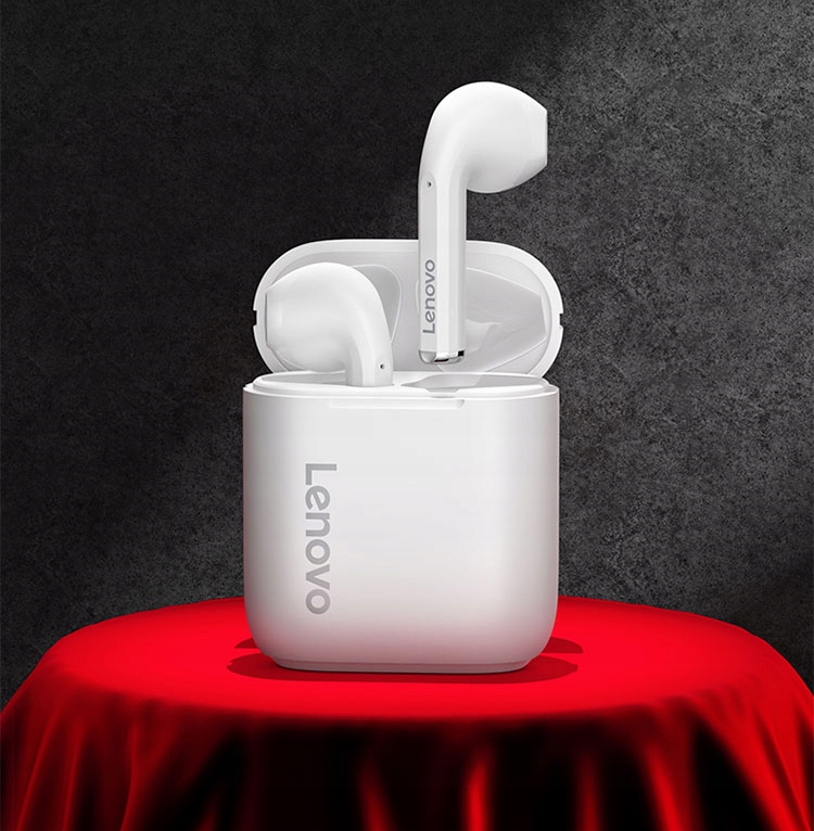SŁUCHAWKI BEZPRZEWODOWE LENOVO LP2 do IOS ANDROID SPORTOWE GAMINGOWE BASS Mikrofon tak