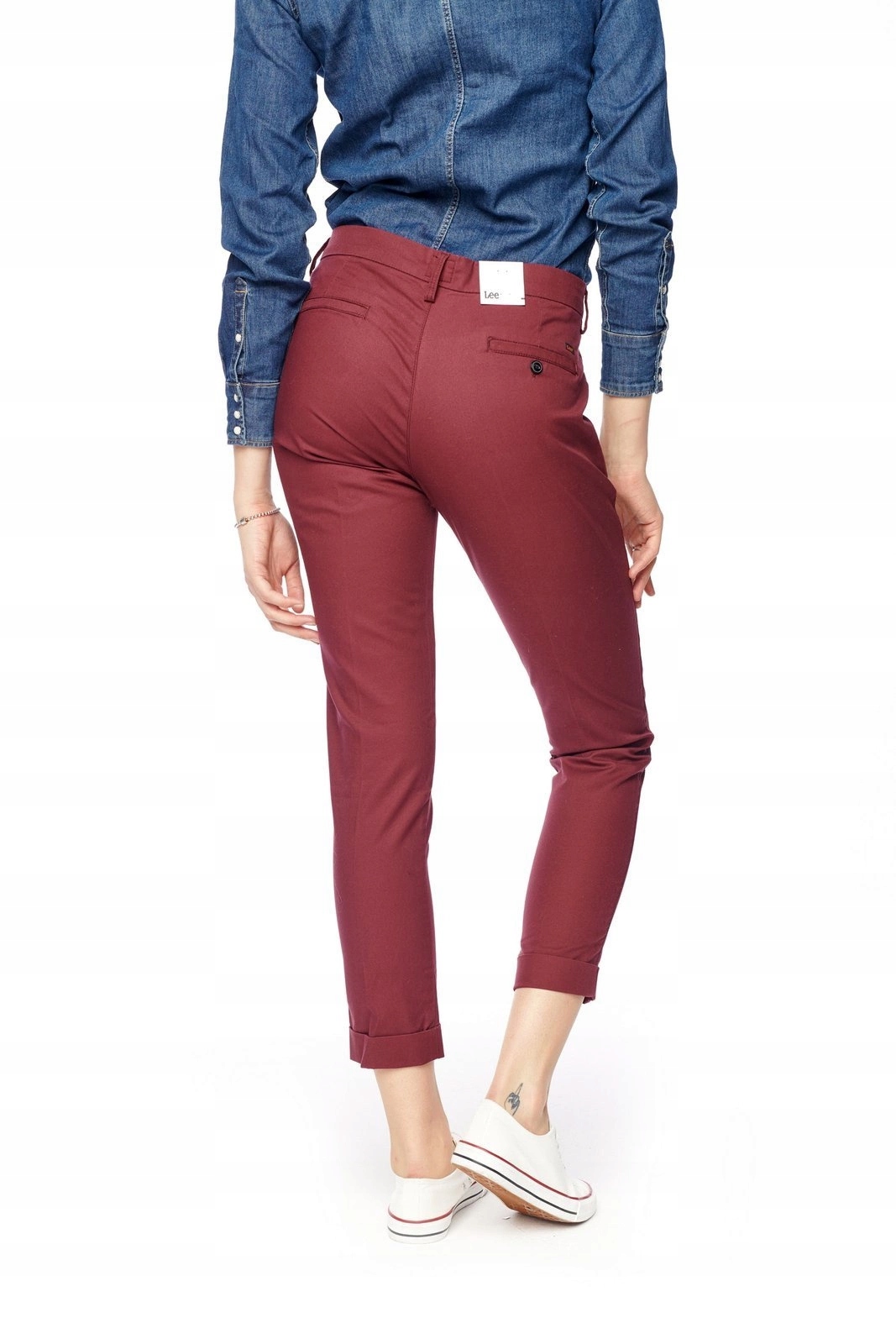 Lee Slim Chino Bordeaux L310HI87 33/33