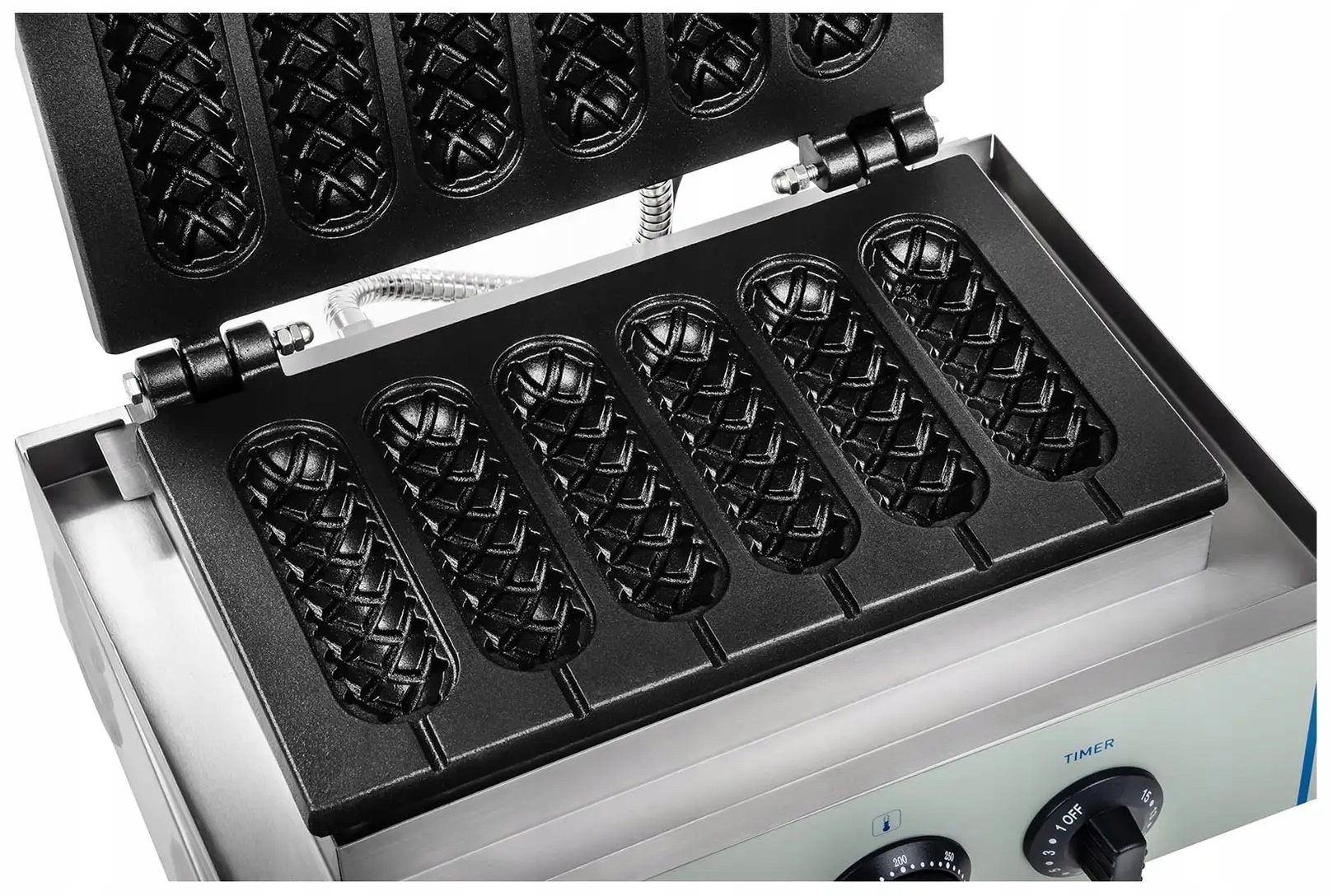 Gofrownica do corn dogów na patyku 6szt Royal Catering RCWM-1500-S 10010318