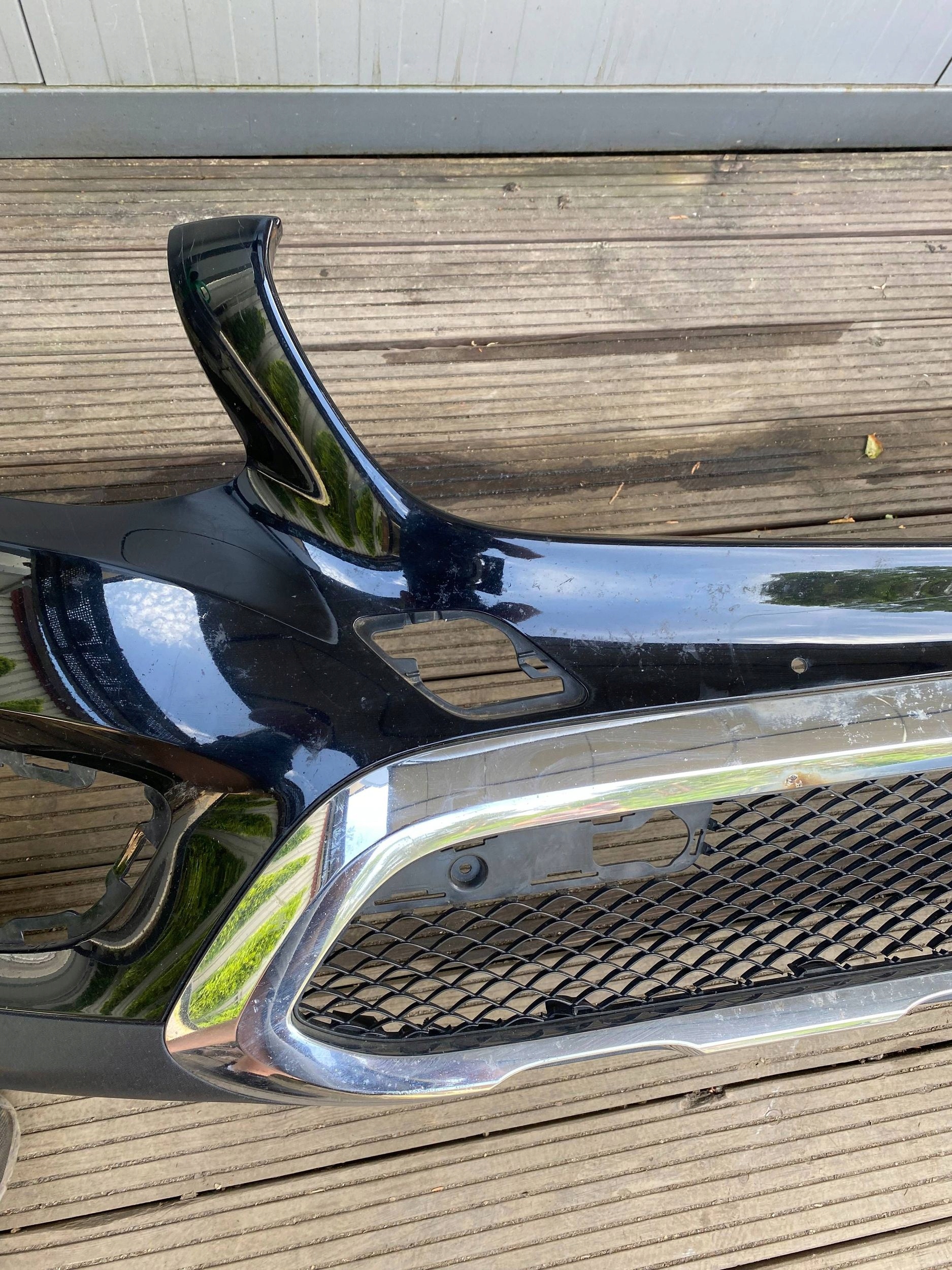 MERCEDES GLC W253 C253 bumper front front CHROM SKORUPA