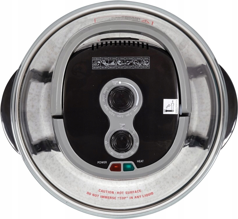 KOMBIWAR HALOGENOWY WIELOFUNKCYJNY 17L PIERŚCIEŃ Moc 1400 W