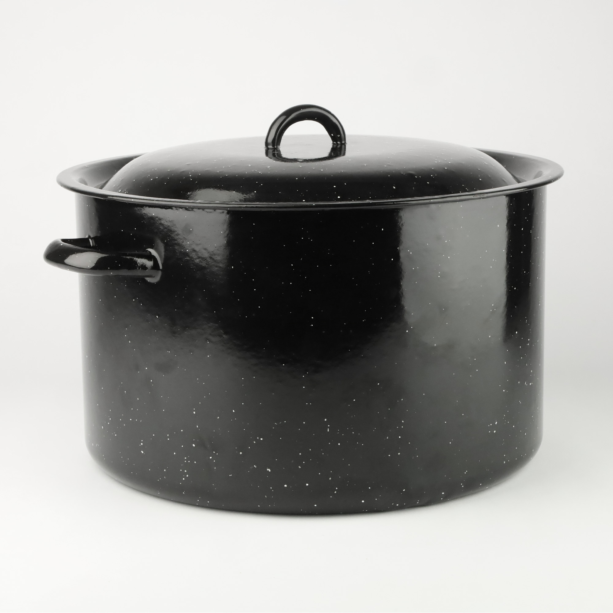 GARNEK EMALIOWANY POWIDLAK Z SITKIEM 15 L DO GOTOWANIA POTRAW PRZETWORÓW