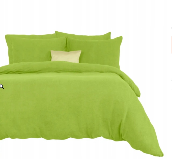 Sada Povlečení Mikrovlákno Zelené Jablko 200 x 220 cm