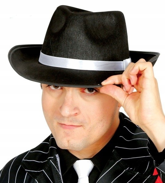 

Kapelusz Gangsterski Czarny Gangster Gangstera