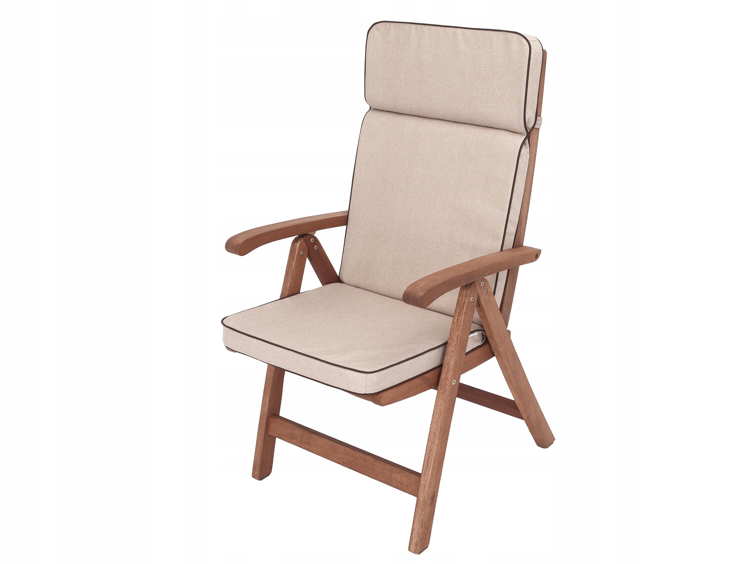 Poduška na ležadlo, záhradná plážová stolička 49x47x72 cm