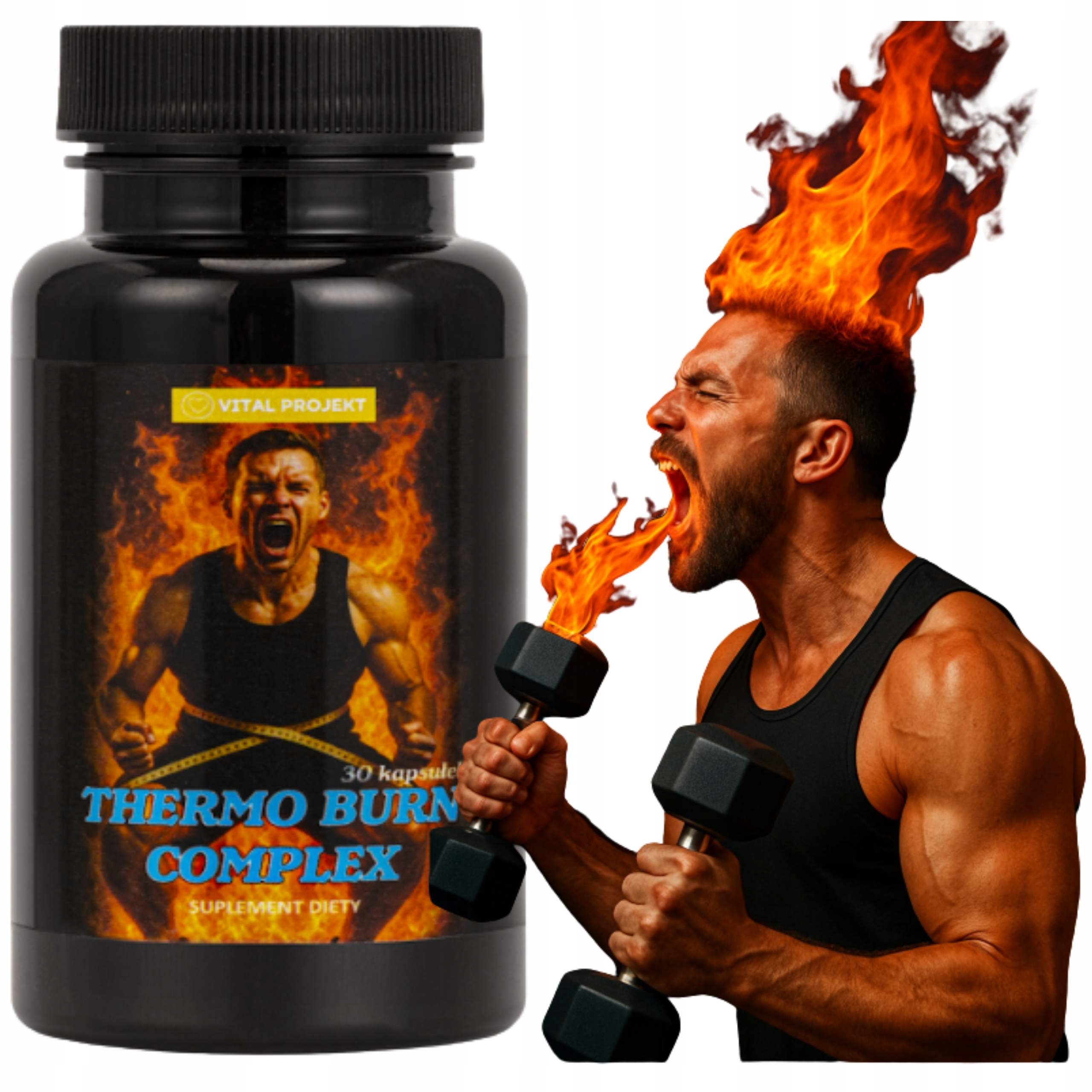 FAT BURNER Thermo Burn Complex Блокатор аппетита МЕТАБОЛИЗМ ЛИШНЕЙ ВОДЫ