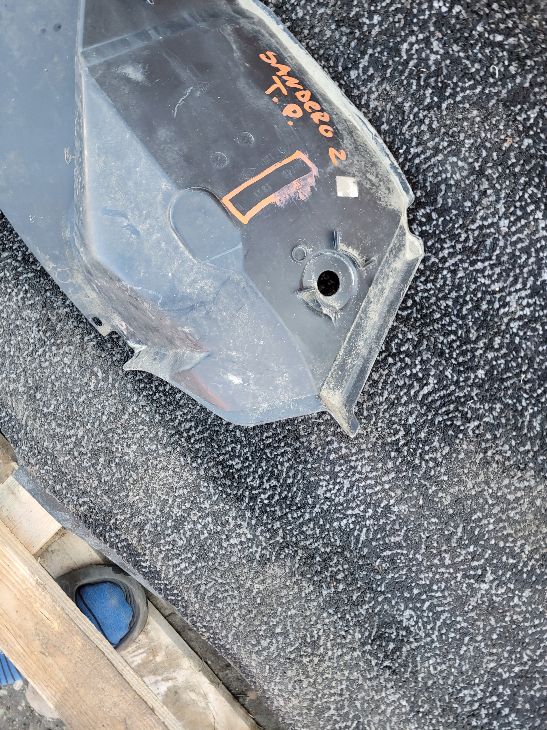 mudguard rear. rear part right DACIA SANDERO II