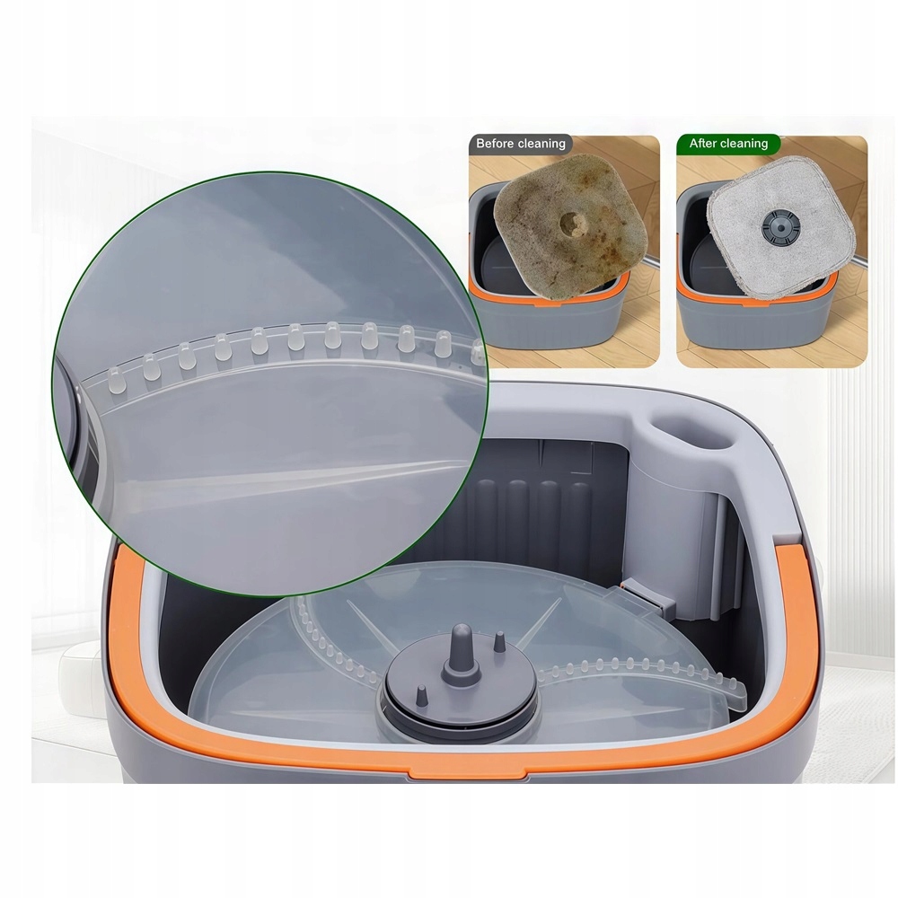 Univerzální Mop 360° S Funkcí Otiskování Podlahy