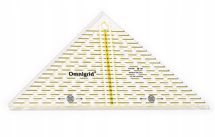 Odměrka patchwork Omnigrid 611313 trojúhelník 20cm