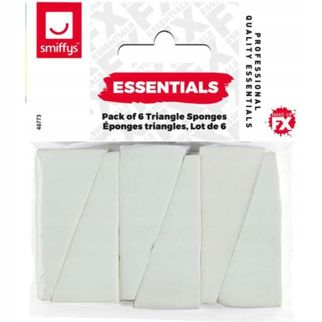 Gąbki trójkątne do CHARAKTERYZACJI makijażu ZESTAW