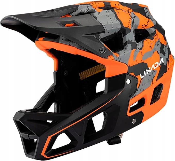 Cyklistická přilba pro dospělé L 56-57 cm pro čtyřkolku, koloběžku s ochranou vousů