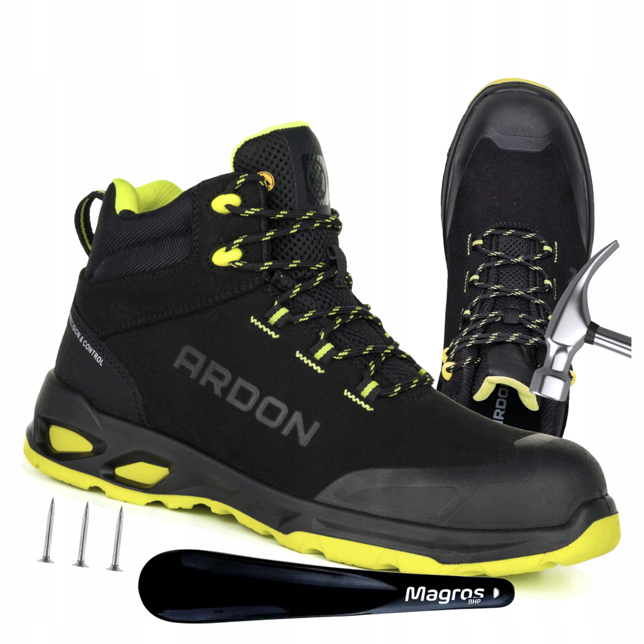 Buty Robocze Dla Profesjonalistów Ochronne Bhp Ardon Brimic High S3S Esd 44