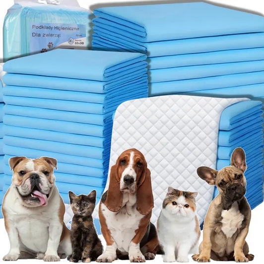Hygienické Podložky 90x60 50 ks Absorpční Podložky Pro Psa kočka 60x90