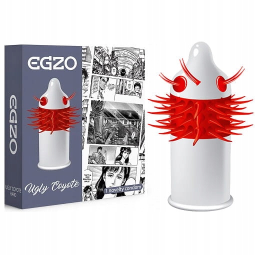 

Egzo UglyCoyote prezerwatywa z kolcami Medium 1szt