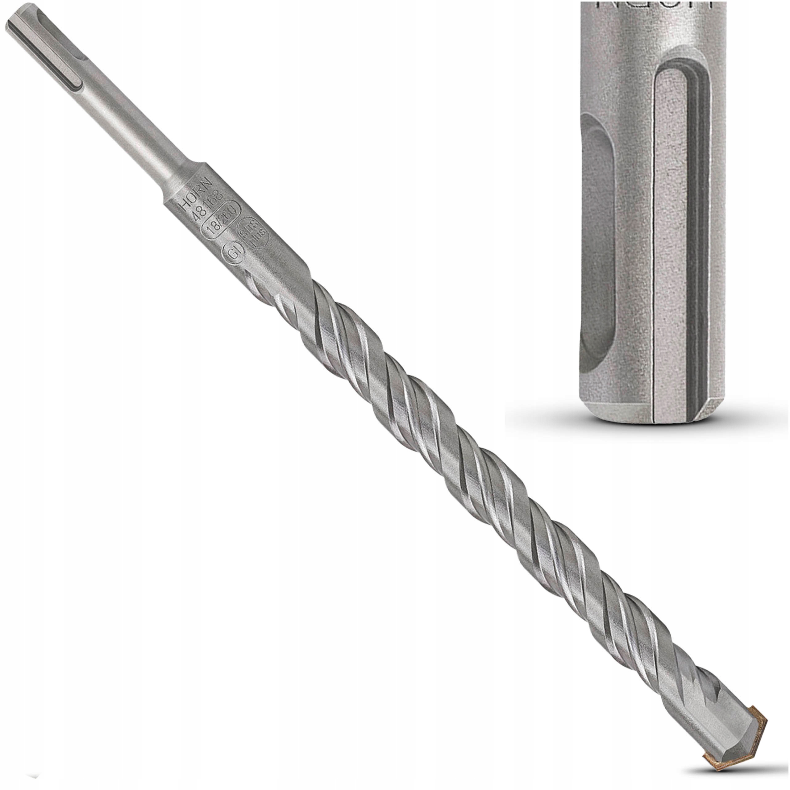 

Wiertło Do Muru Betonu fi 18x260 mm Sds-plus Widia