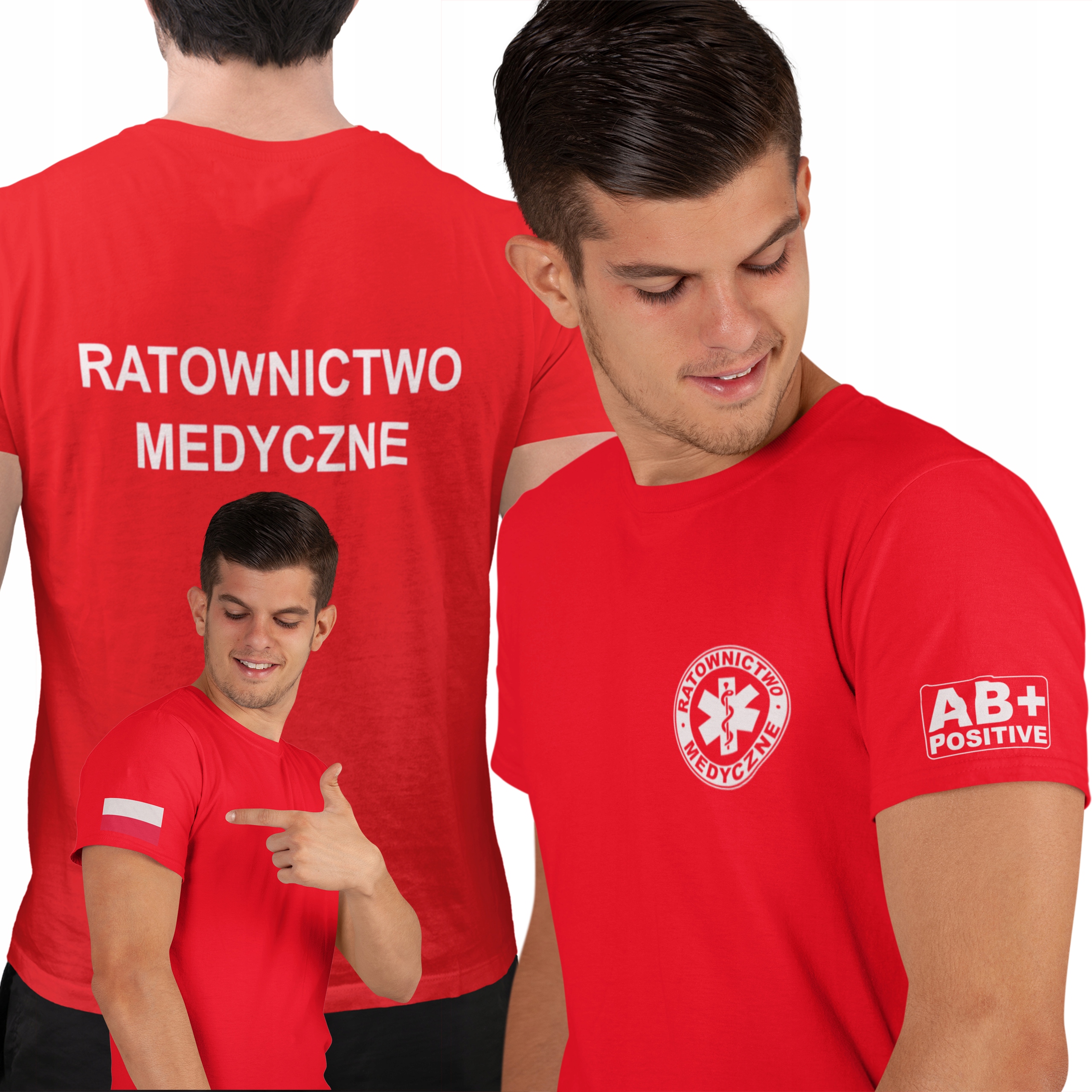 

Koszulka Męska Lekarz Ratownik Personalizacja